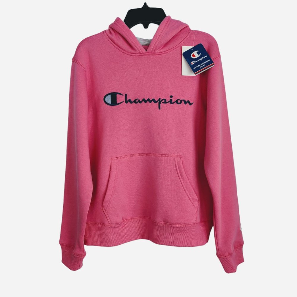 Champion Youth Logo Script Hoodie
